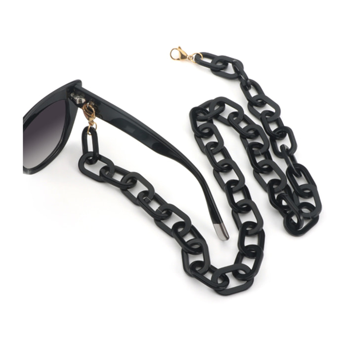 Occhiali da sole OCEAN NEW ERA 3 - montatura nera lucida con lenti grigie sfumate