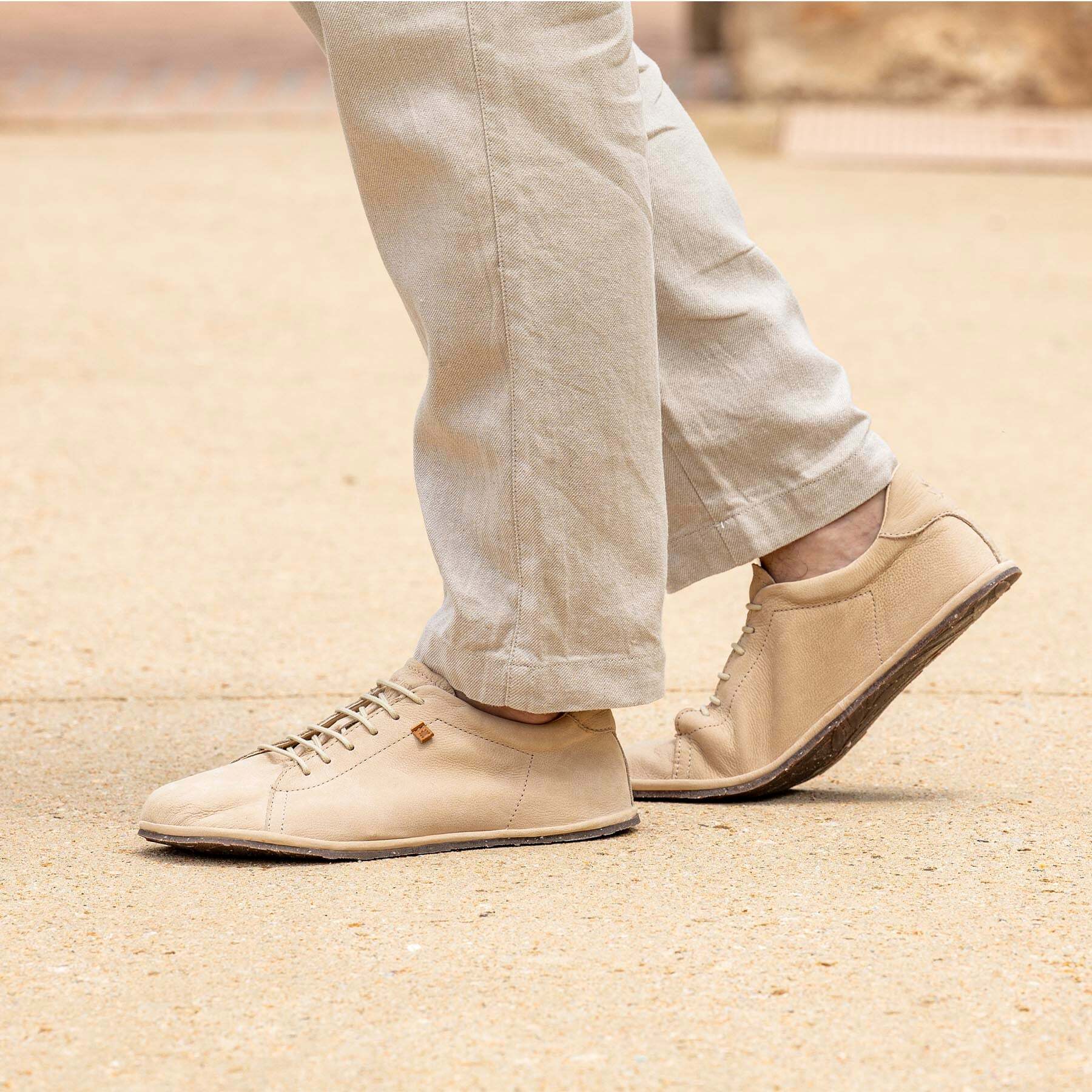 Zapatos N5671 NOBUCK LAVADO CUERO/ BARE color Cuero