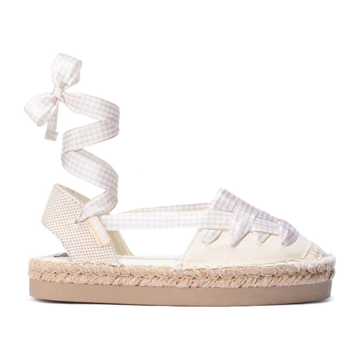 B&W Break&Walk - Sandali estivi in juta con zeppa per donna e bambina