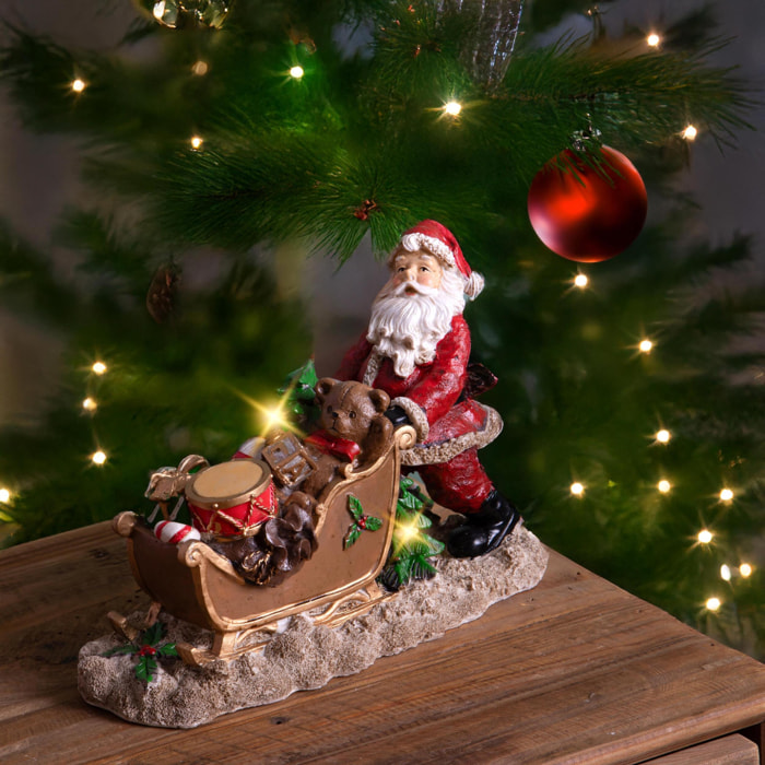 Babbo natale - Pezzi 2 - 27,5xH19,5x10,5cm - Bianchi Dino SpA