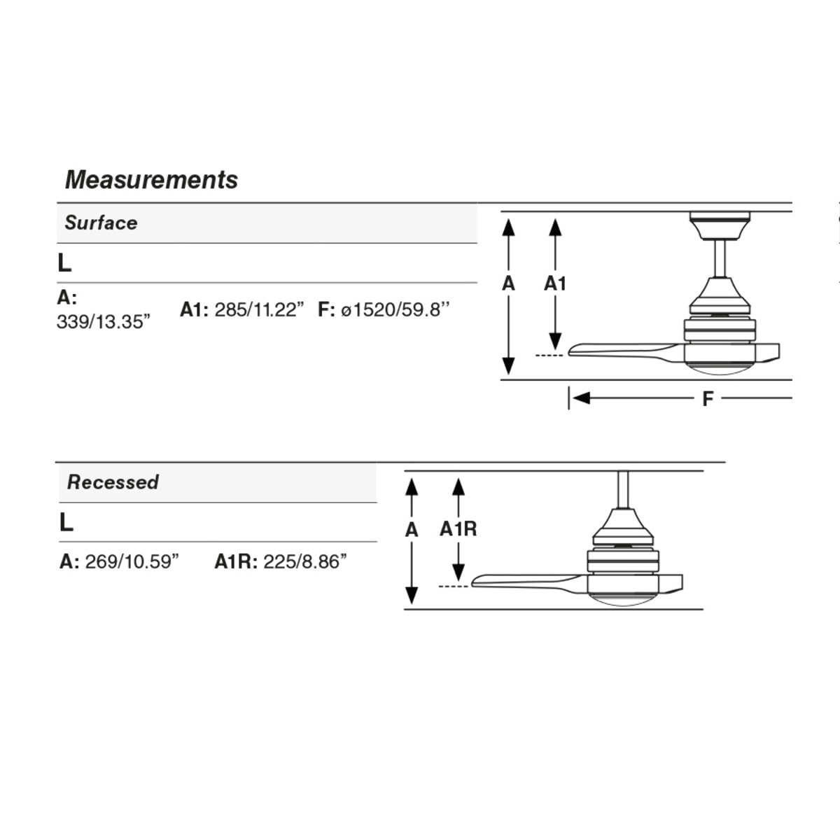 ALO L Ventilateur blanc/bois DC CCT