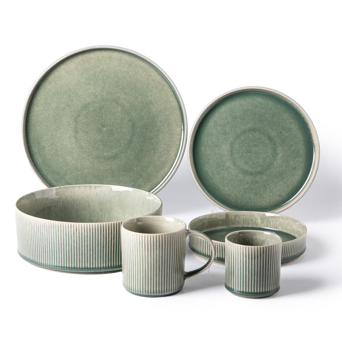 Lot de 2 mugs vert - "jade"