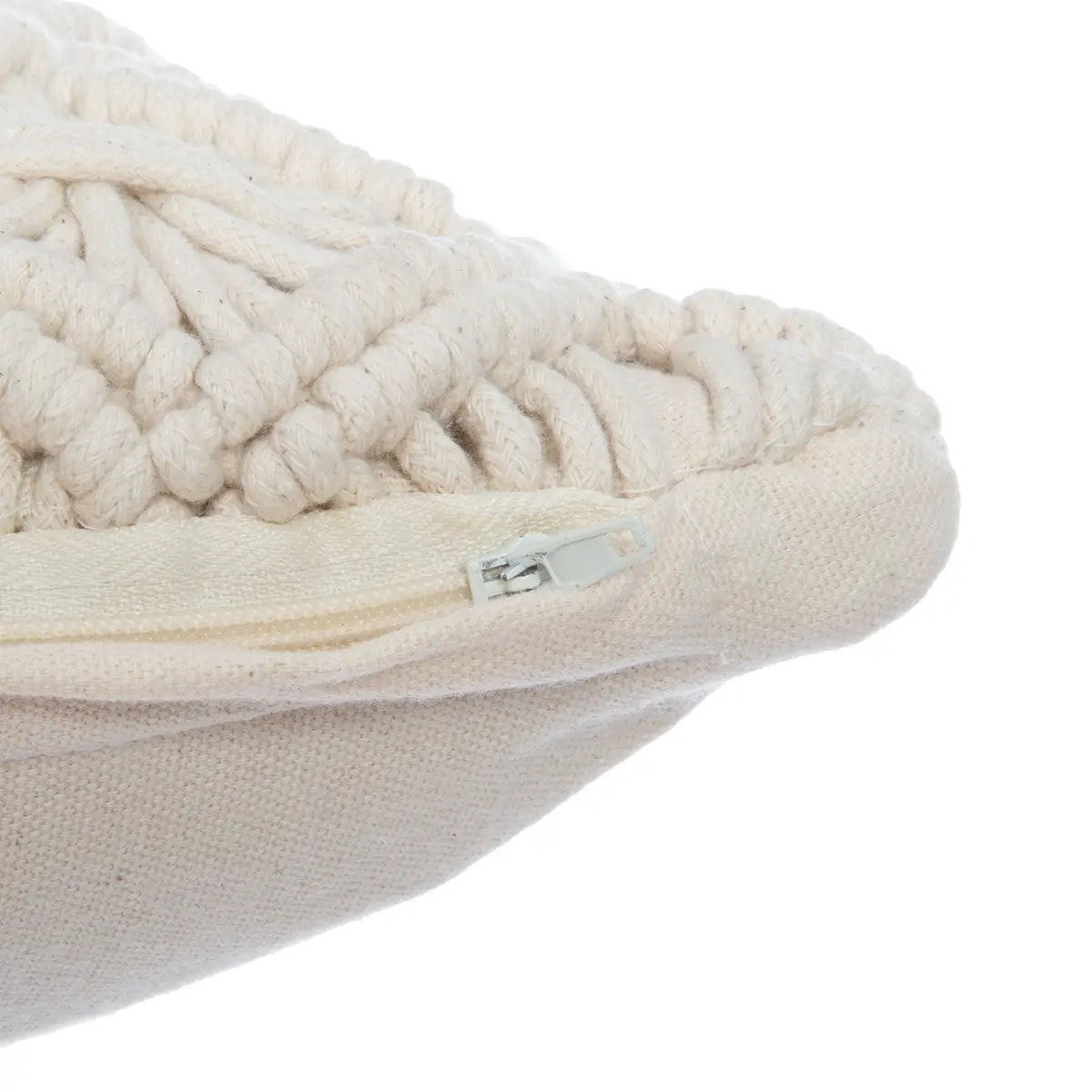 Coussin "Eté Indien" beige 40x40cm