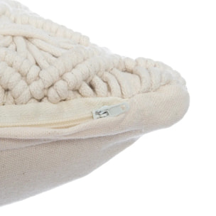 Coussin "Eté Indien" beige 40x40cm