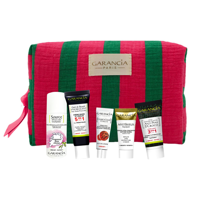 Rituel de soins découverte - Coffret 5 Produits + Trousse