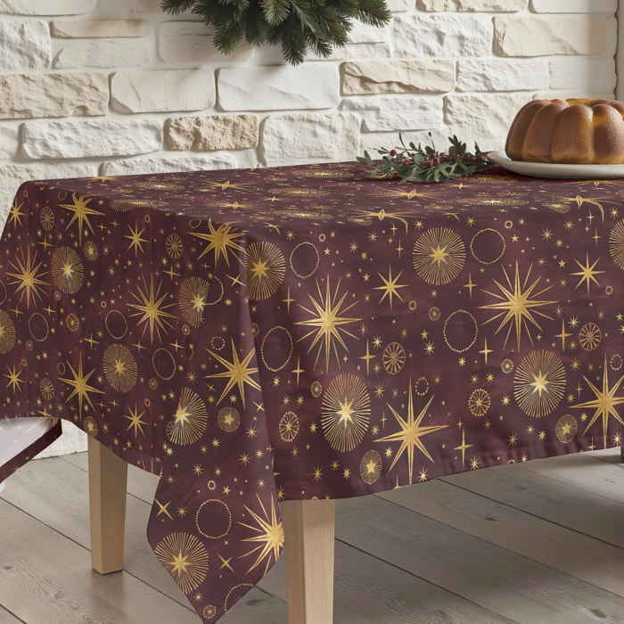 Nappe en résine Anti-tâches Christmas Cielo Rojo