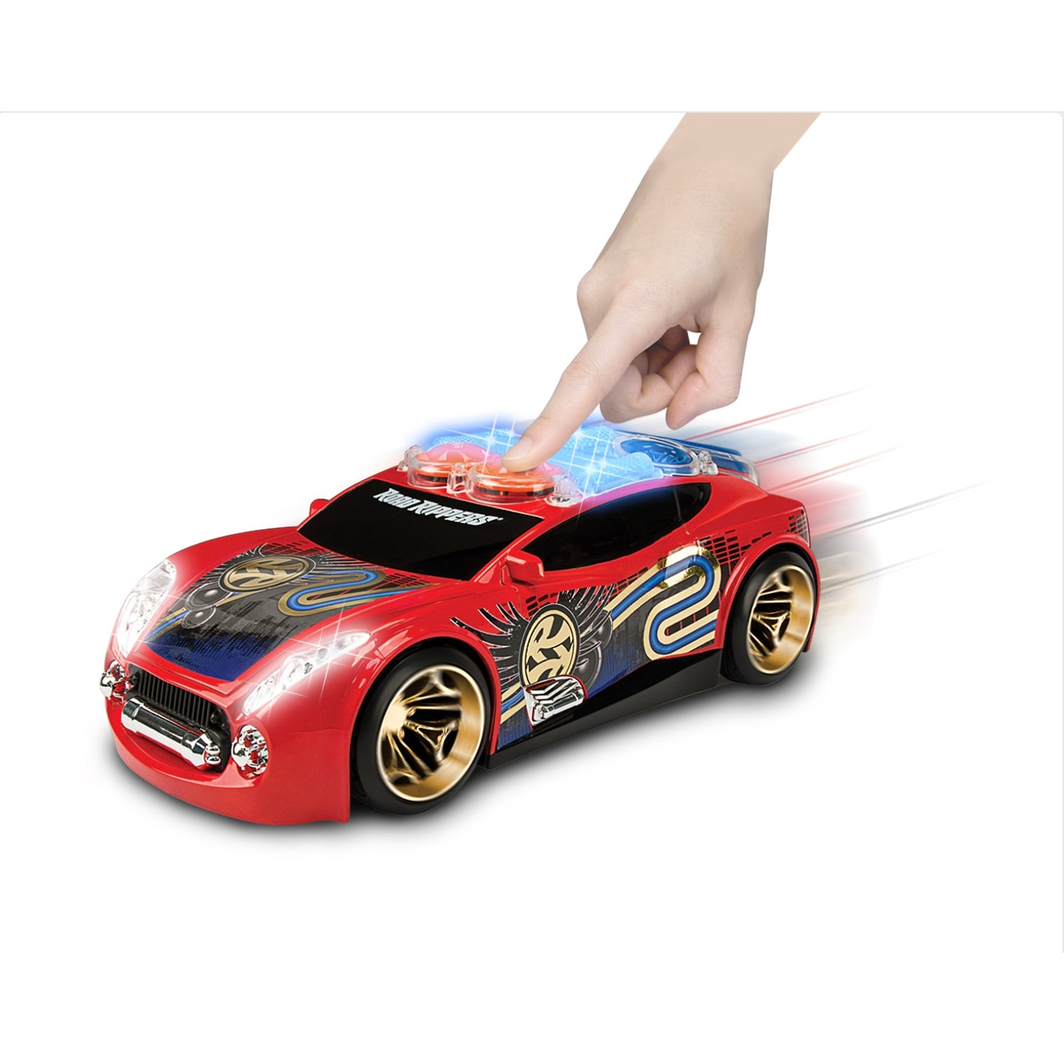 Auto Luci e Suoni Rossa