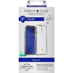 Coque FORCE CASE iPhone 14 Pulse transparent France