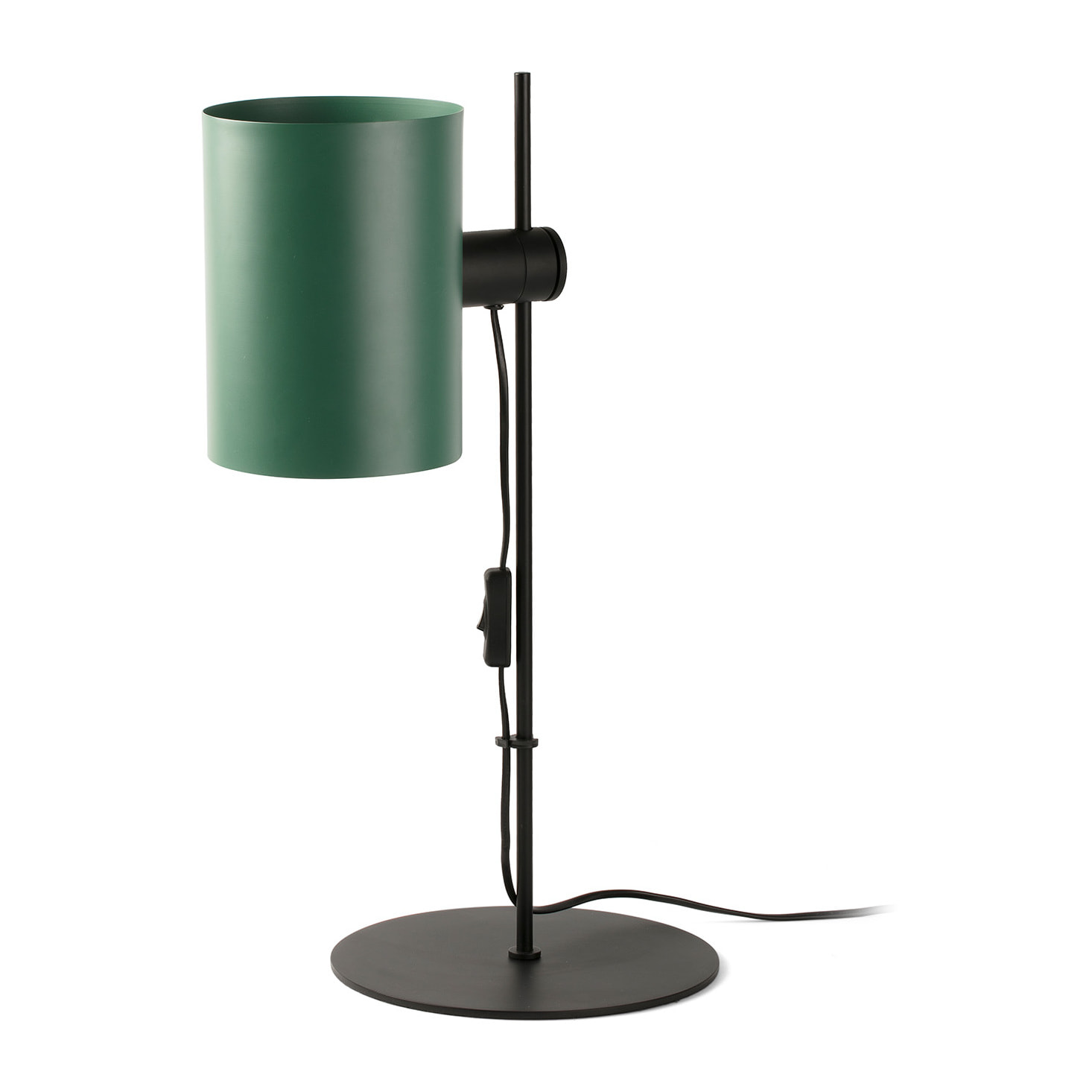 GUADALUPE Lampe de table noire/vert