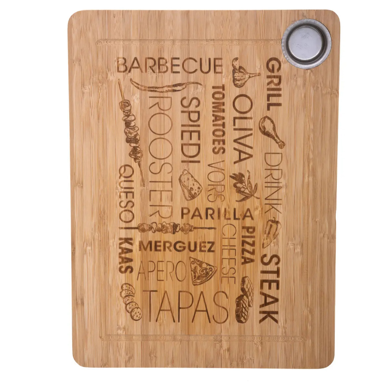 Planche à découper 38x28cm bambou