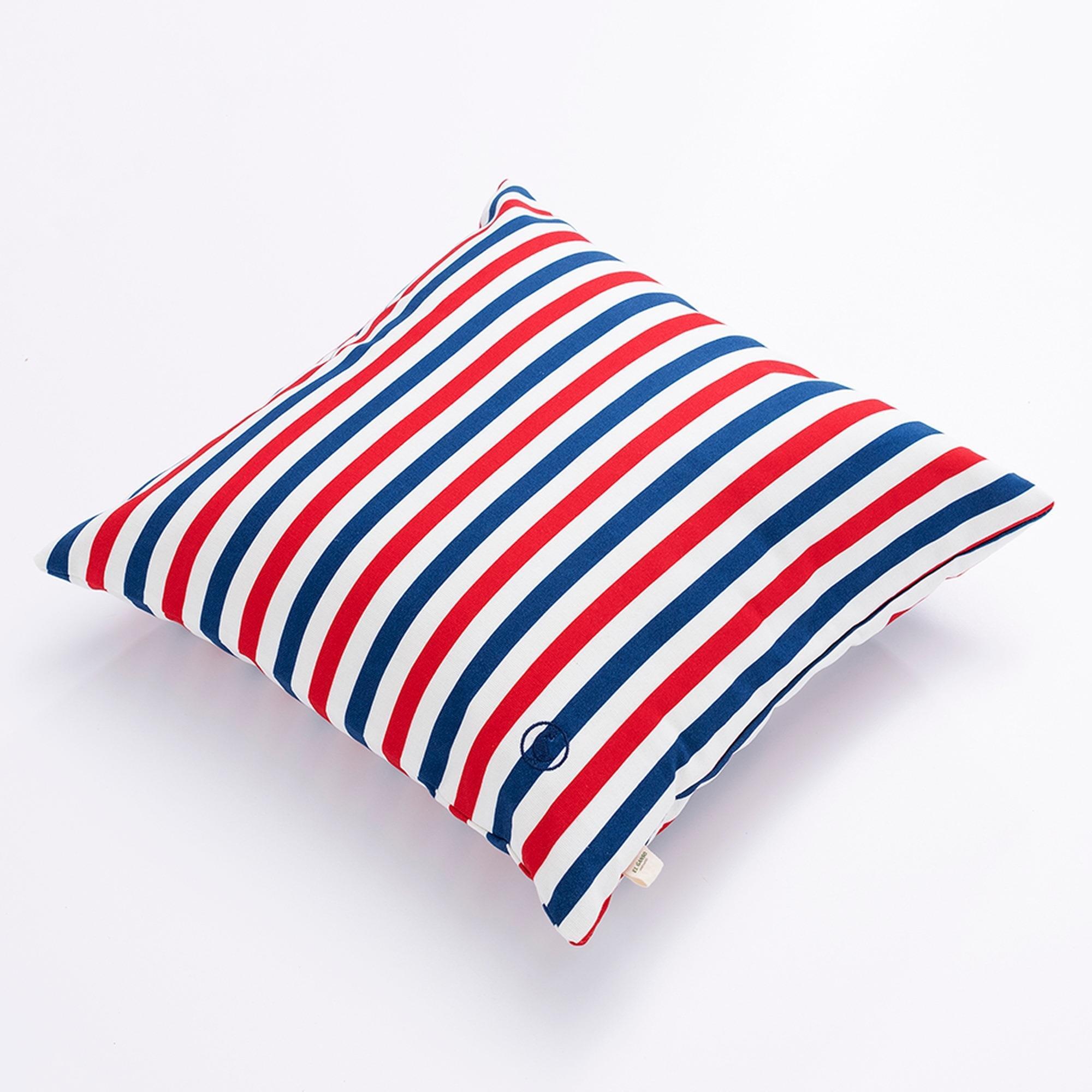 Cojín 40x40cm 100% algodón 300gsm rayas yale el ganso