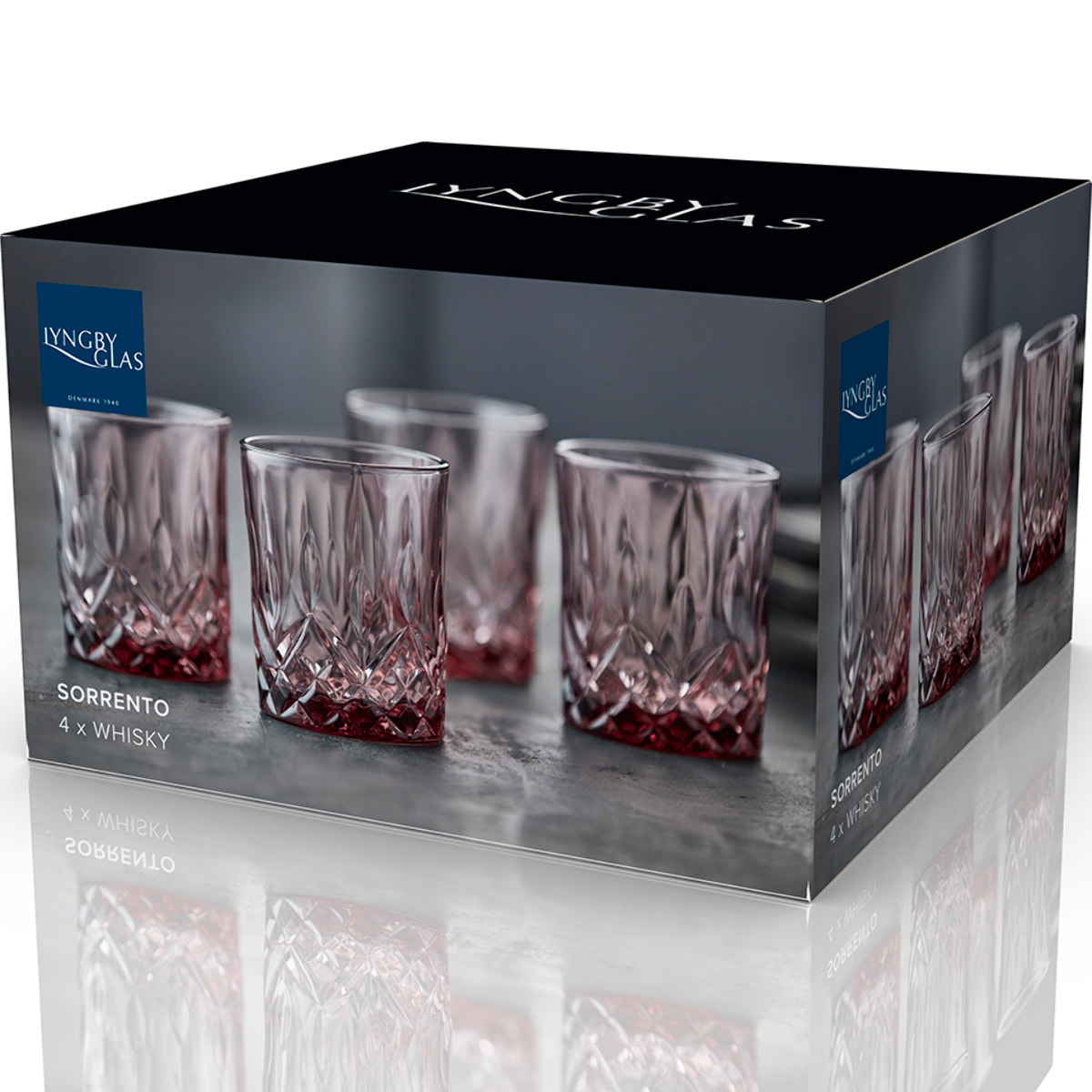 Set de 4 verres à whisky Torino 32cl
