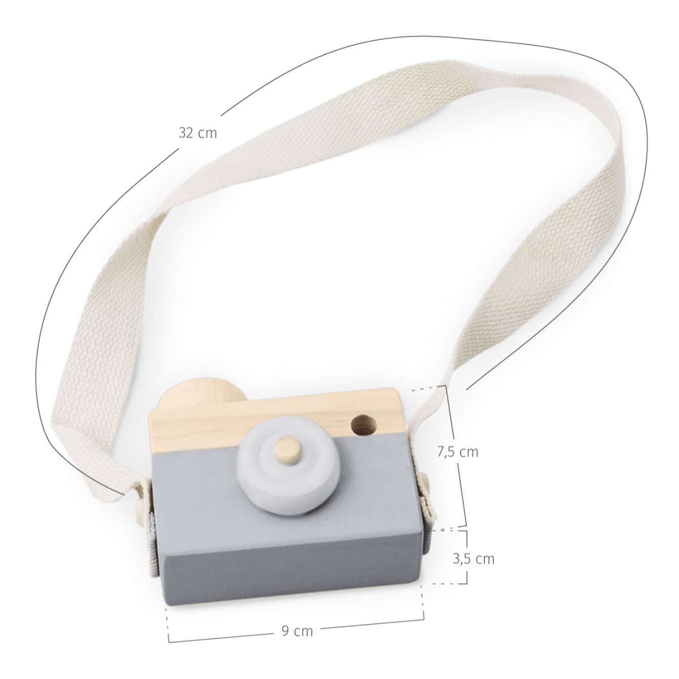 Cámara fotos PHOTOLOOM GREY de madera