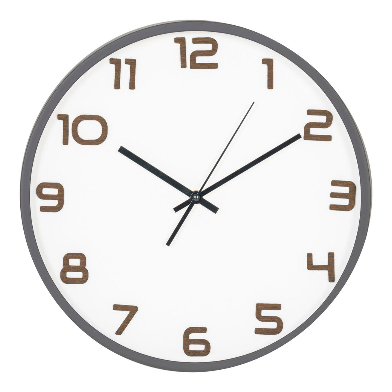 Orologio da parete Greenwich grigio silenzioso ø35 cm