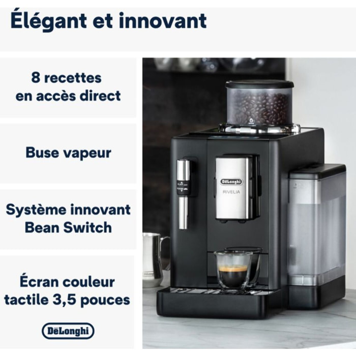 Expresso Broyeur DELONGHI FEB4435.B Rivelia Noire