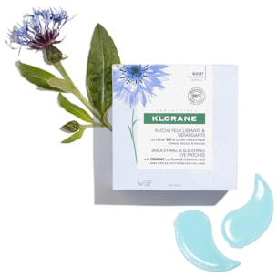 Bleuet Bio - Patchs yeux lissants hydro-gel - 7x2 Patchs