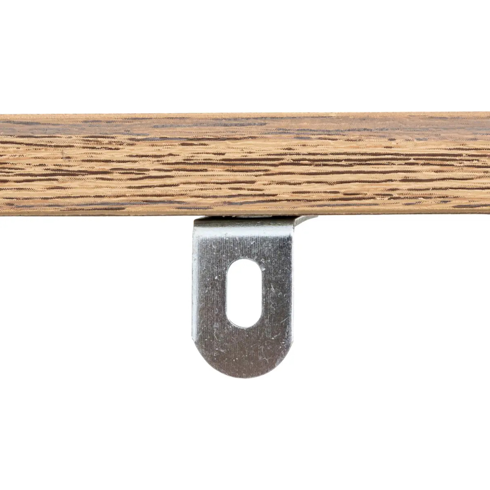 Étagère colonne d'angle effet chêne naturel beige