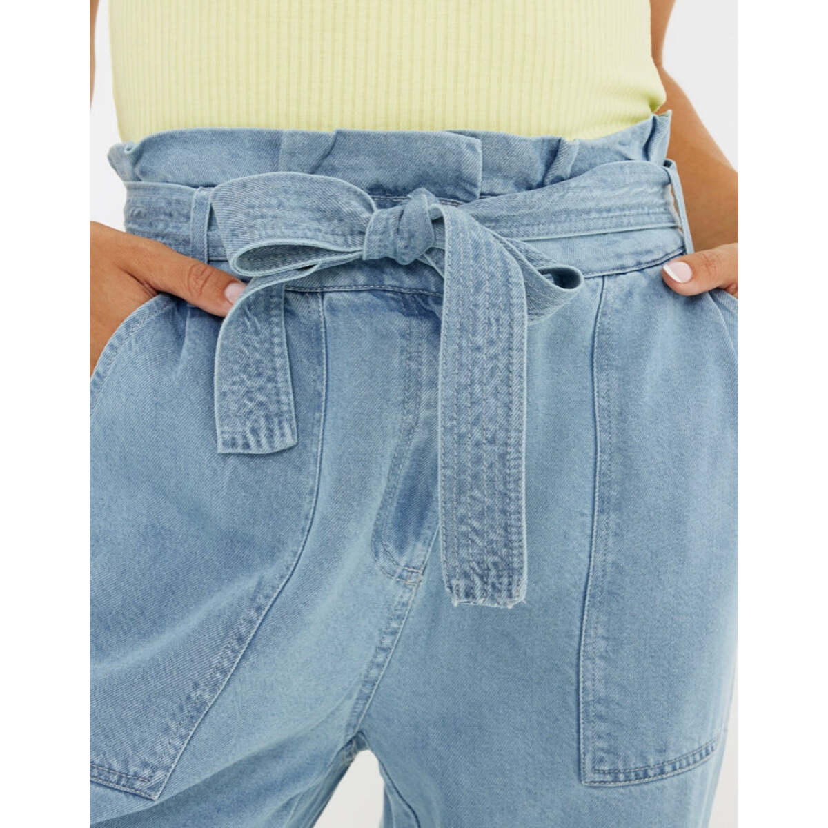 Pantalón Largo Denim Claro - Bangla
