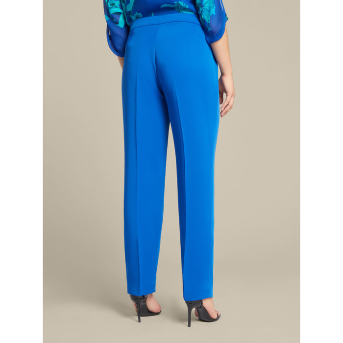 Elena Mirò - Pantalones rectos - Azul aciano