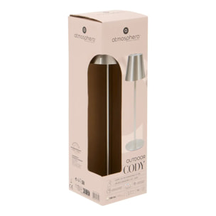Lampe d'extérieur Cody H37cm argent