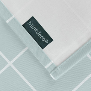 Nappe imprimée anti-tâches MAREA BLEU