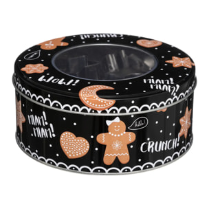 Boîte à cookies avec emporte-pièces