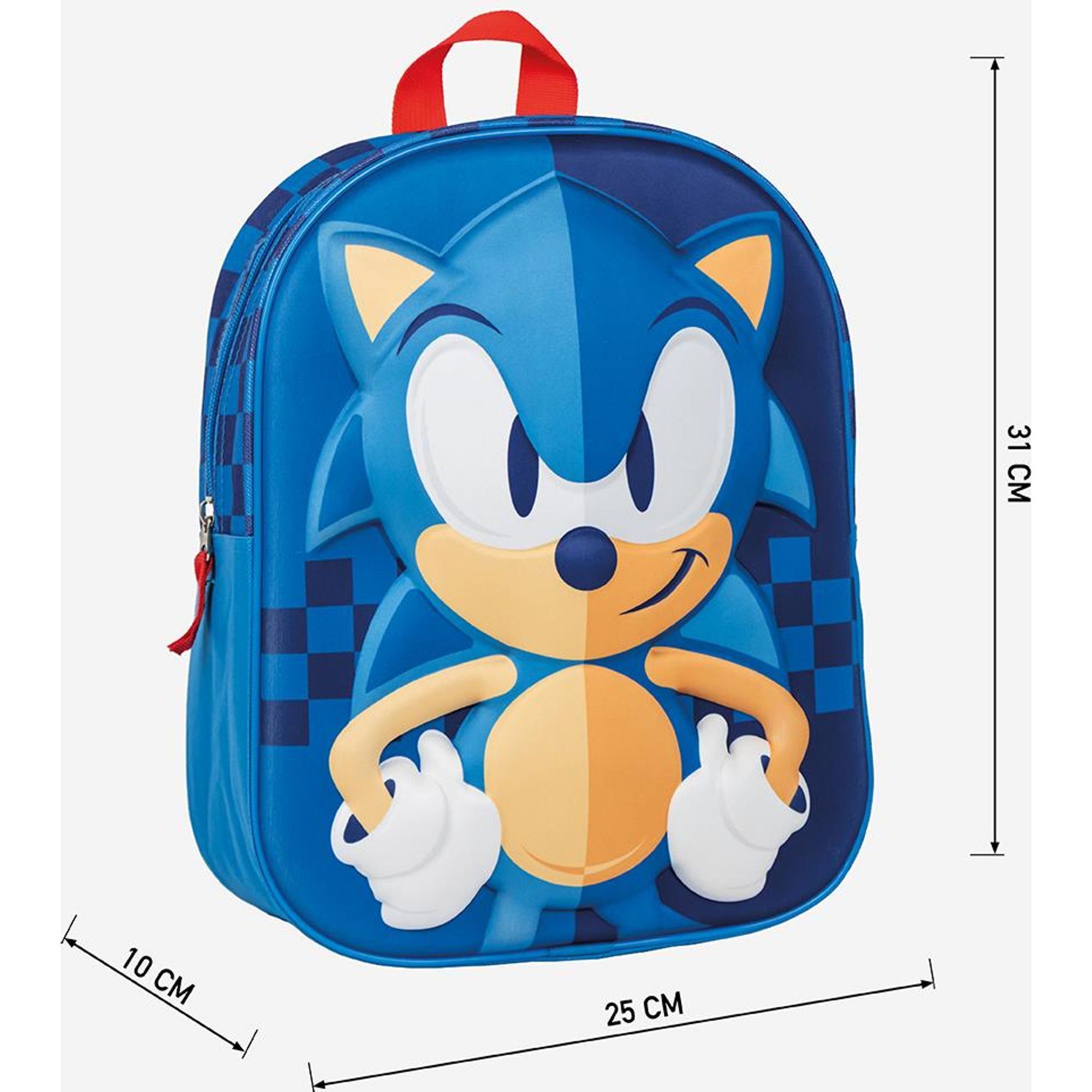 Mochila Infantil 3D Sonic