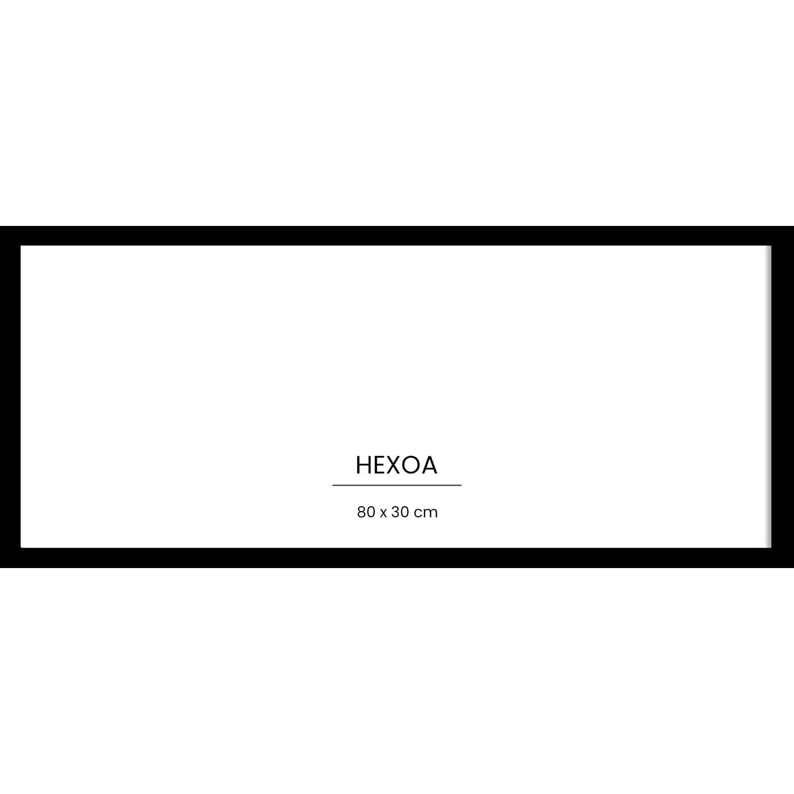 Cadre bois Noir 80x30cm cadre seul