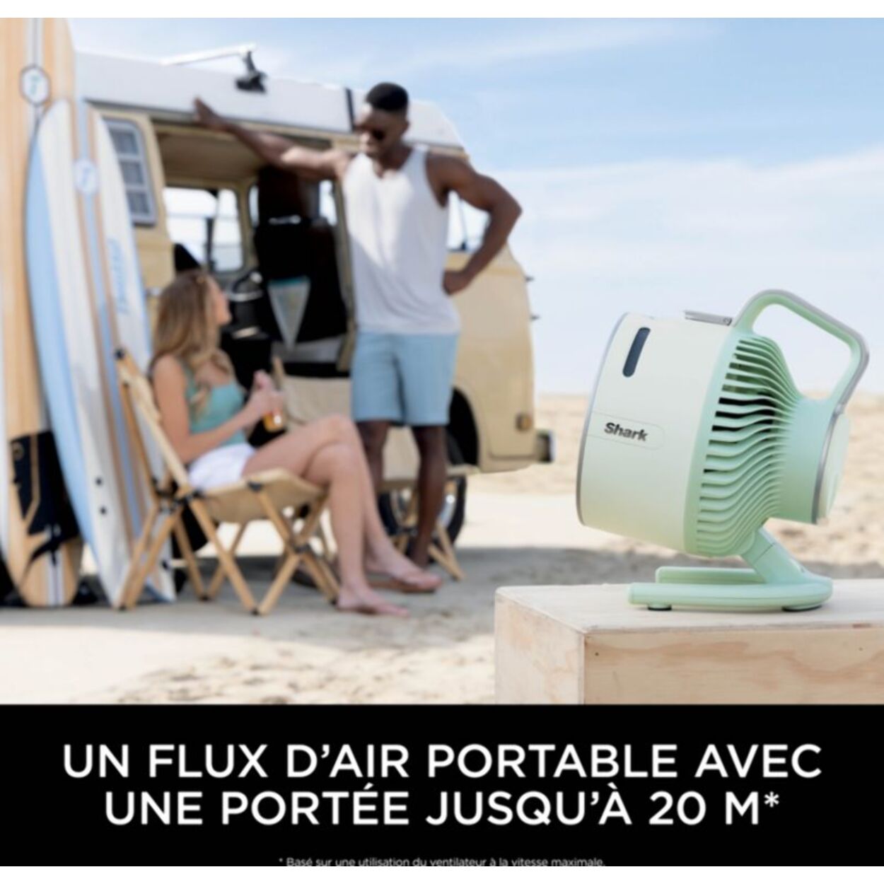 Ventilateur brumisateur SHARK FlexBreeze HydroGo FA050EUGN