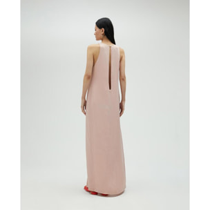 Abito lungo con spalline