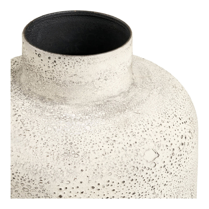 Vaso decorativo in metallo beige anticato Vikasa Home ø24x78,5 cm