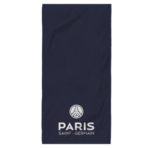 Serviette de bain et de plage imprimée 100% coton, PSG WHITE