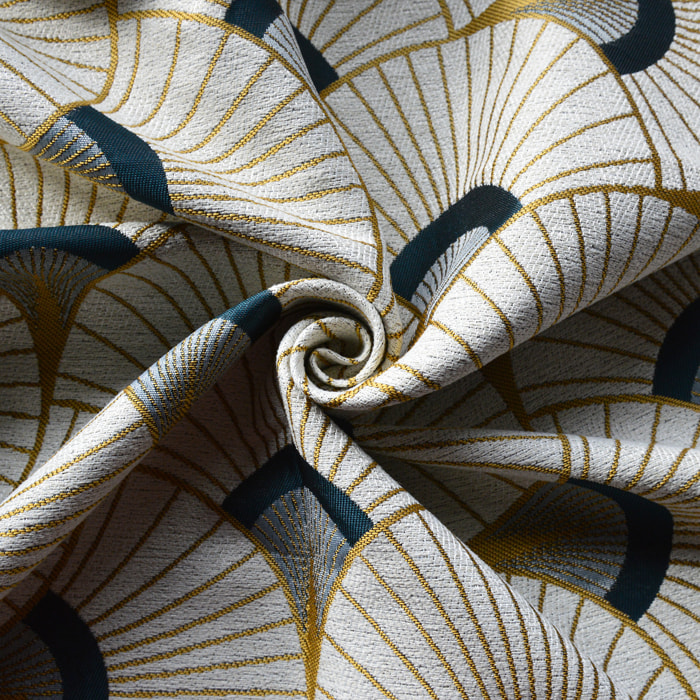 Tissus d'ameublement jacquard - Jaune Ocre