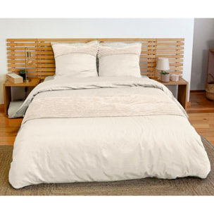 Parure housse de couette 3pcs 100% microfibre_arum 220x240 cm