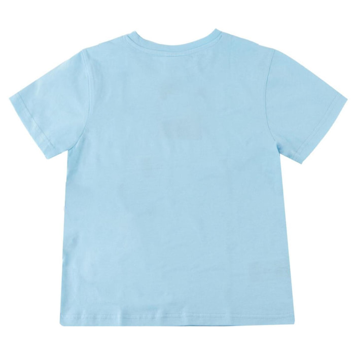 Camiseta Corta Hello Kitty Cinnamon - Color Azul Claro - Talla 6A