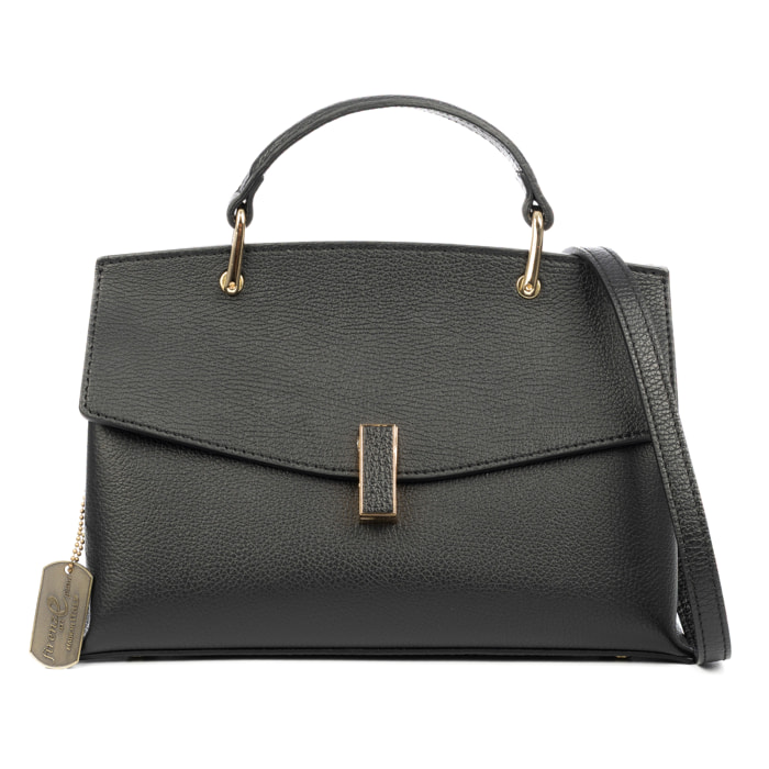 Averara borsa tote donna, in pelle autentica Dollaro.