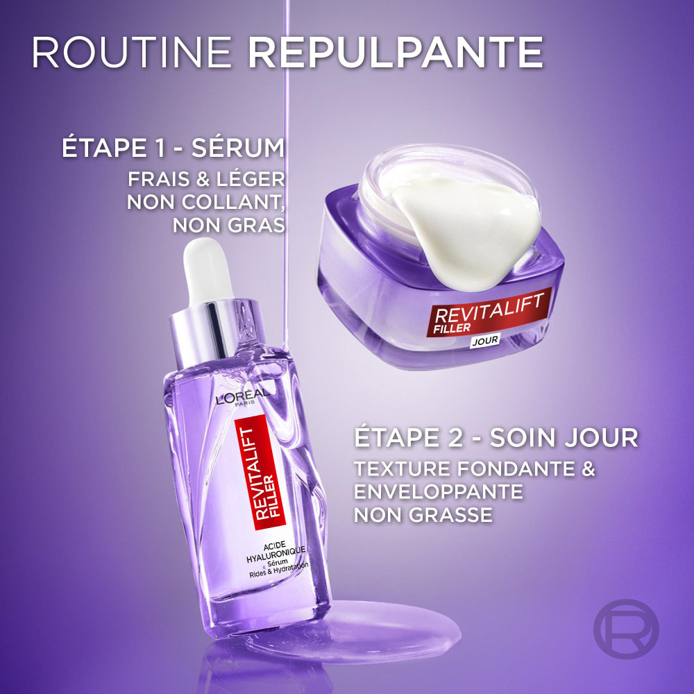 L'Oréal Paris Revitalift Filler Routine Anti-rides 2 produits