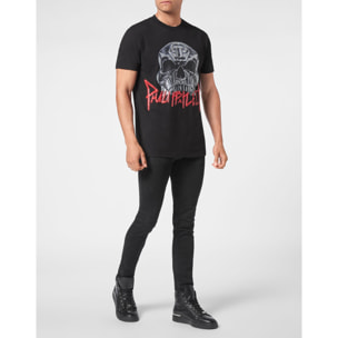 PHILIPP PLEIN T-Shirt Round Neck SKULL