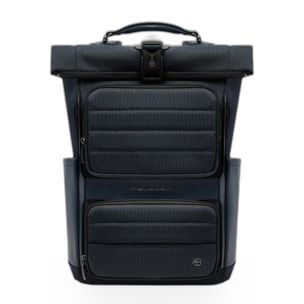 Piquadro Zaino roll-top da bici porta pc 15,6"
