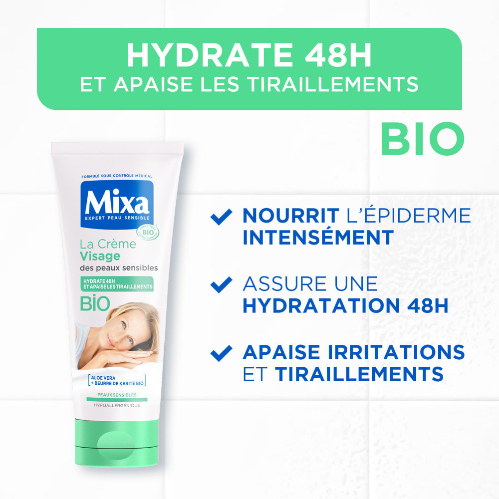 Mixa Soin protecteur Hydratant Bio 50ml