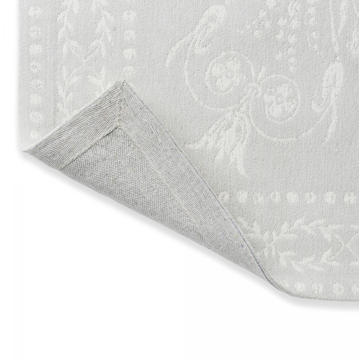 Tapis salon et chambre fait main en coton motif floral ECLATANT