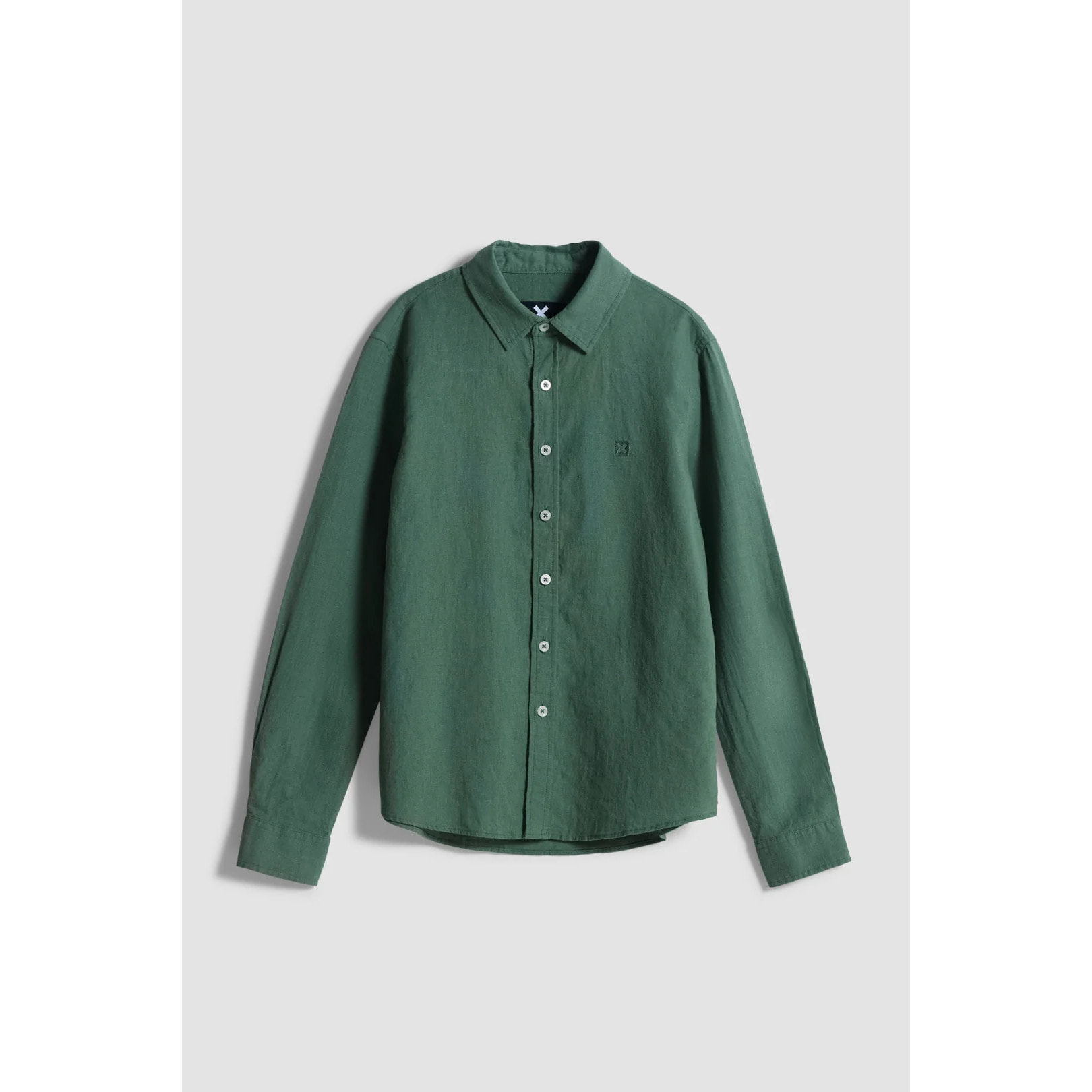 CAMISA KIDS DE LINO PINE GREEN