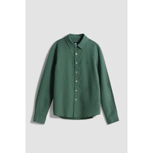 CAMISA KIDS DE LINO PINE GREEN