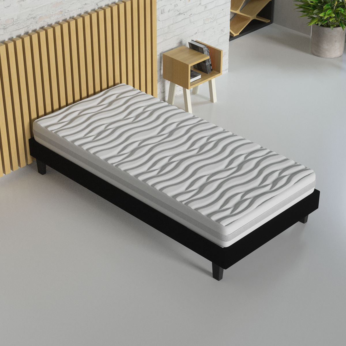 Matelas mousse - coutil déhoussable - 16 cm - CLEAN CONFORT
