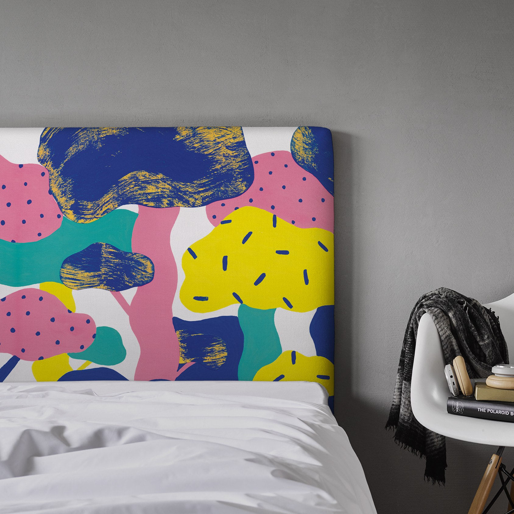 Tête de lit Canopée | Coloris Rose pâle | Largeur au choix