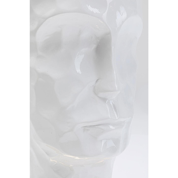 Cache-pot Jeffrey blanc 80cm Kare Design