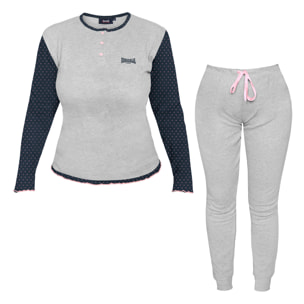 Pigiama Sleepwear Donna LONSDALE Caldo Cotone Interlock