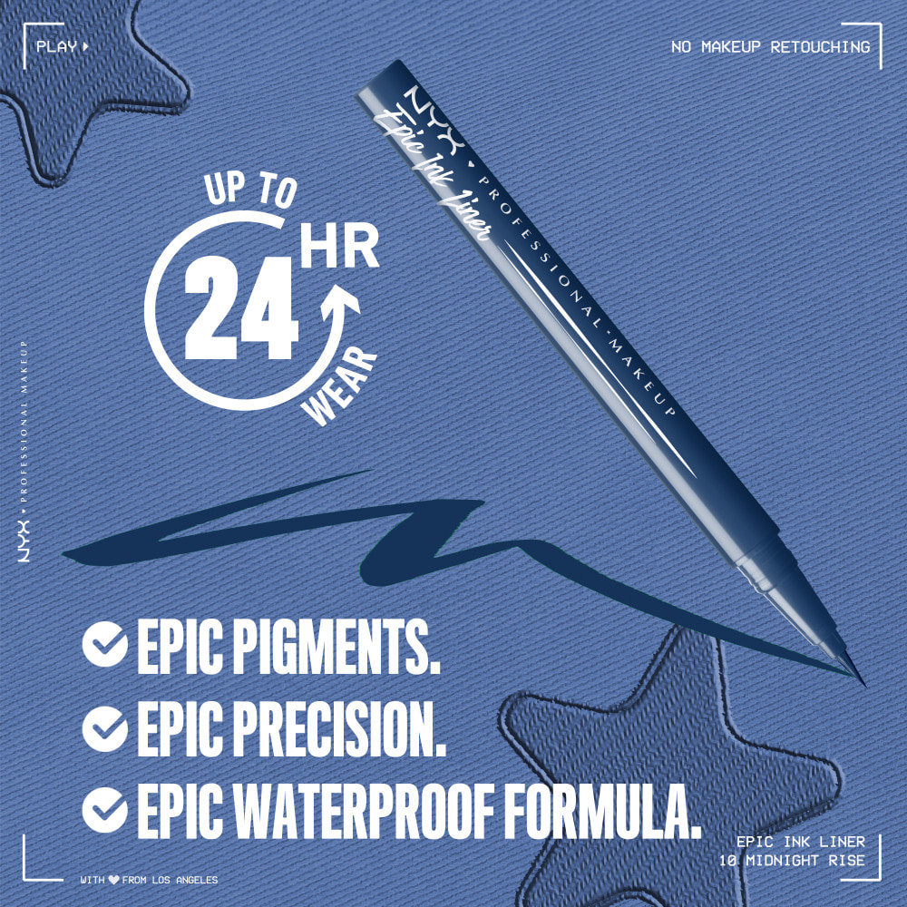 NYX Professional Makeup Epic Ink Eyeliner Glitz MIDNIGHT RISE