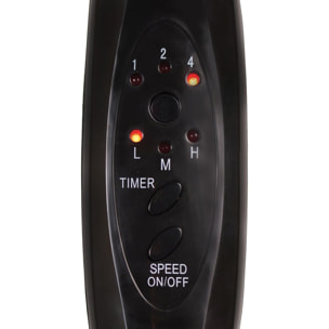 Ventilatore A Piantana Potente Da 50W Pale Da 40 Cm Silenzioso Timer 7 Ore 3 Velocità Oscillante Altezza Inclinazione Regolabili E Telecomando