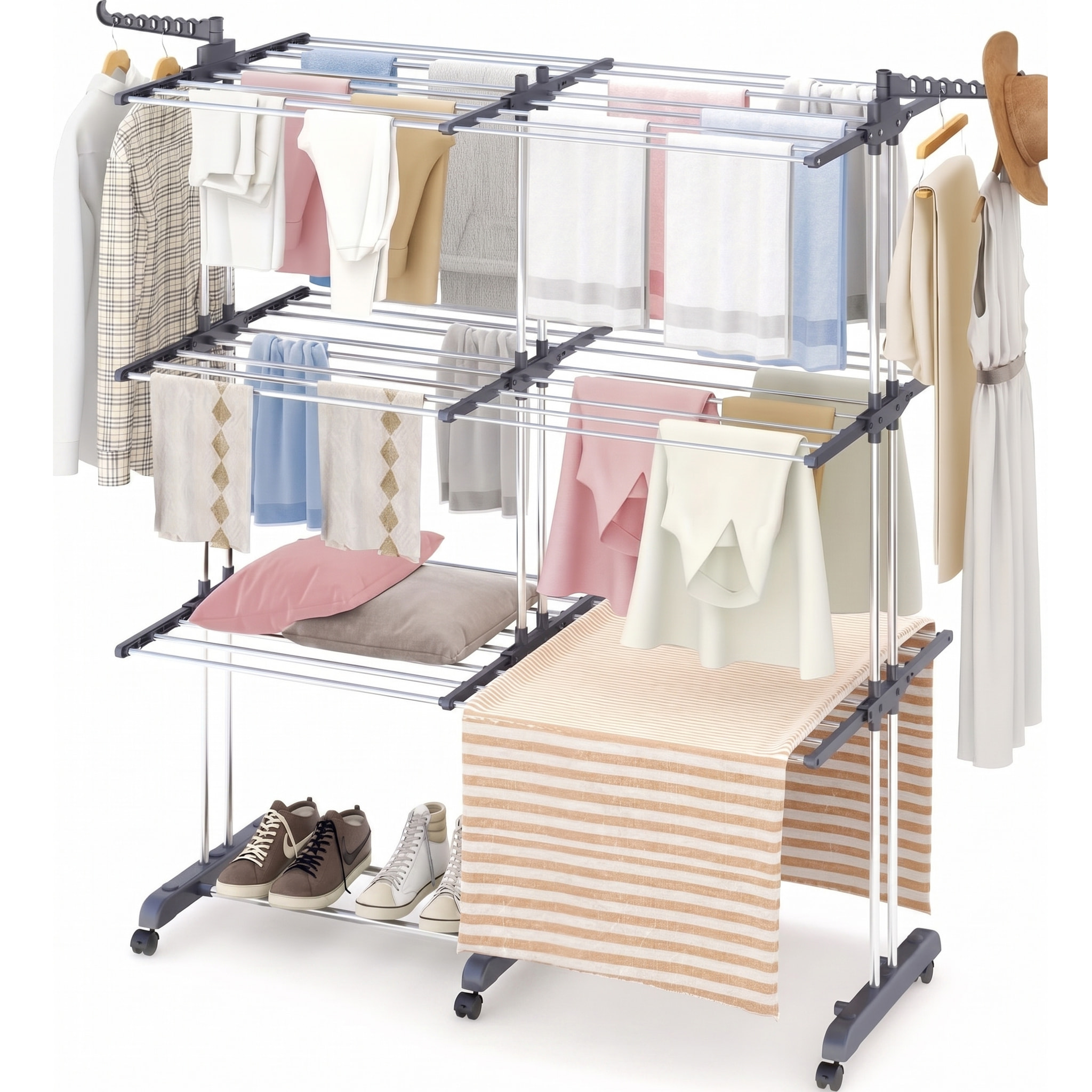 Étendoir à linge EXTRA XXL 38M 3 niveaux
